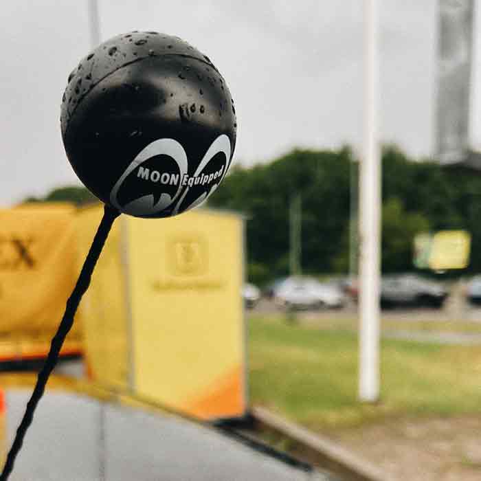 Antenna universale per squalo da tetto per auto (nera